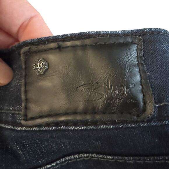 Silver Jeans Women's Sz 28 28x33 Blue Suki Mid Rise Slim Boot Cut 1147 - Picture 16 of 16